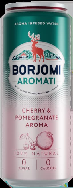 Borjomi with cherry & pomegranate flavor