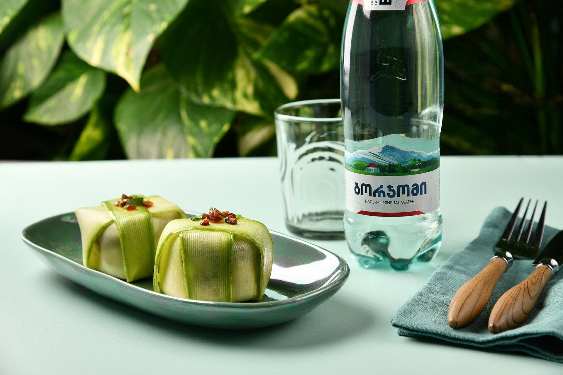 Starter of nadughi and zucchini 
