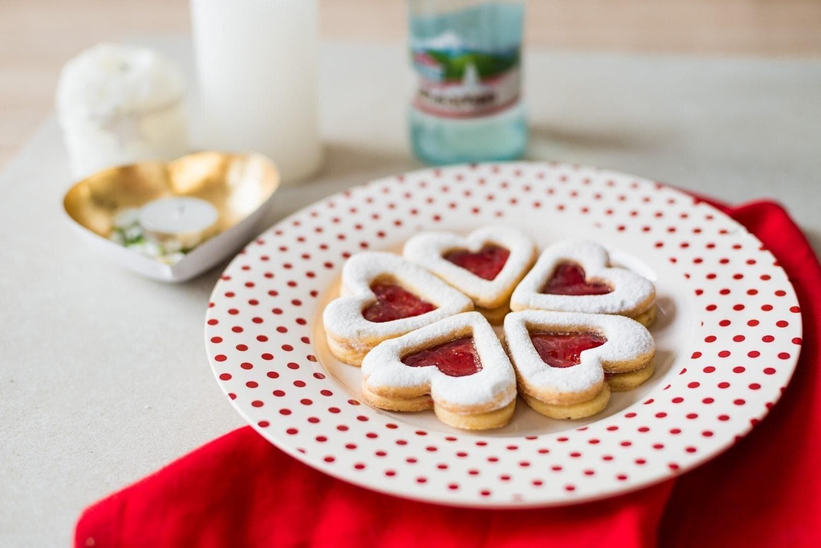 Heart shaped cookies