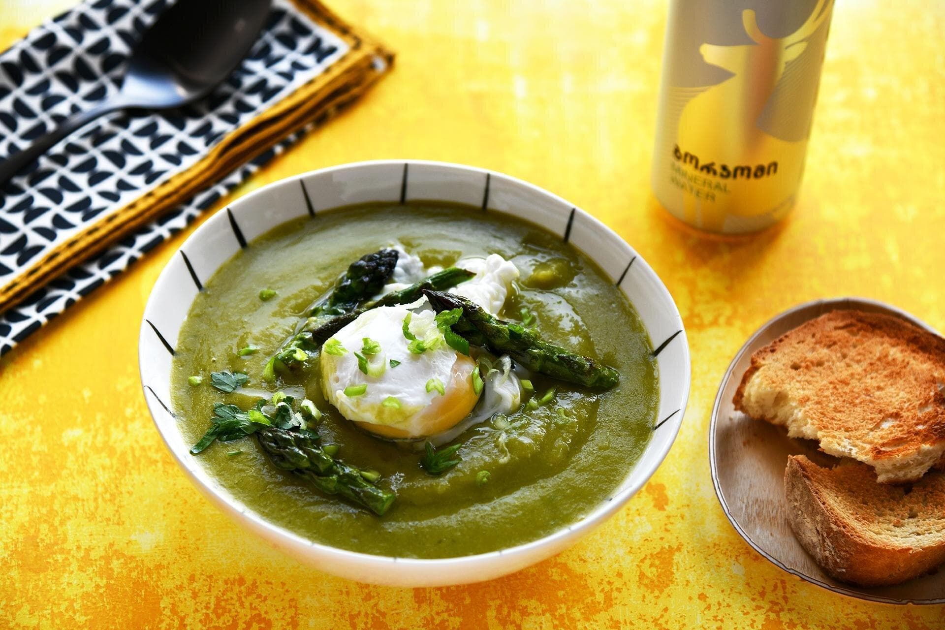 Pea and Asparagus Soup