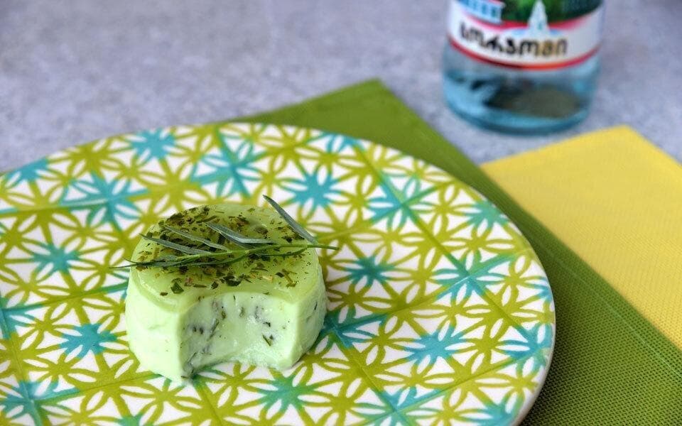 Panna cotta with tarragon